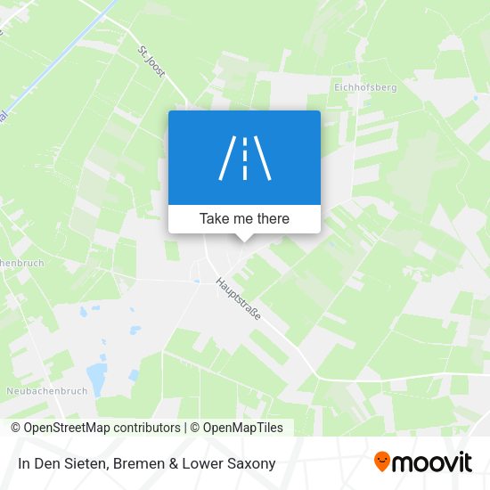 In Den Sieten map