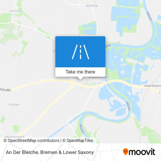 An Der Bleiche map