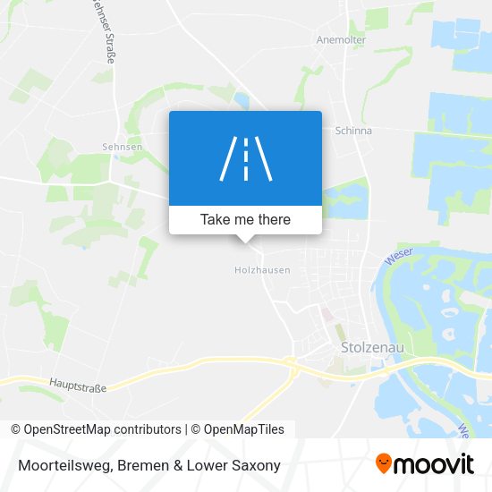 Moorteilsweg map