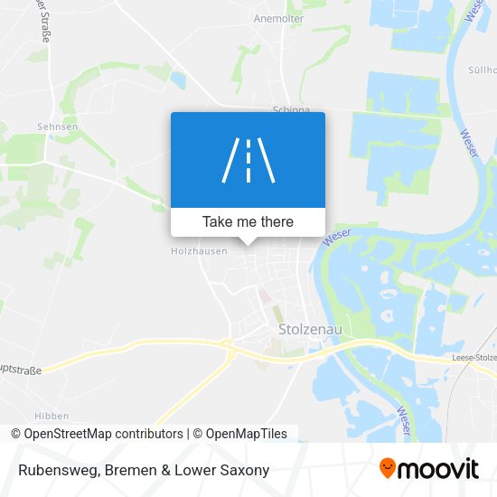 Rubensweg map