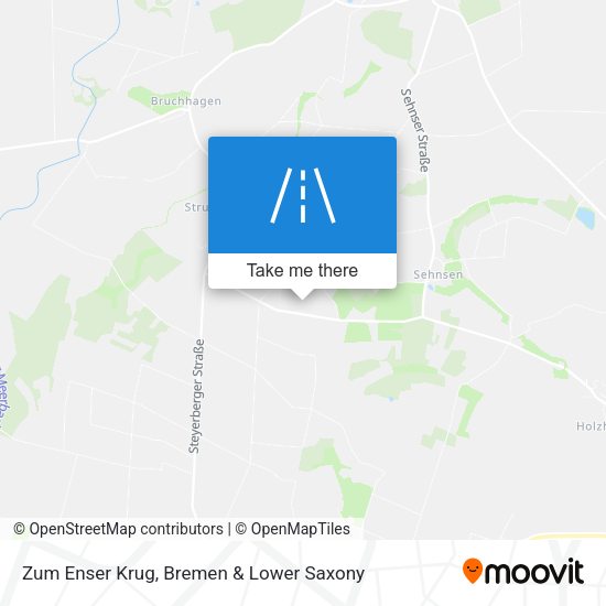 Zum Enser Krug map