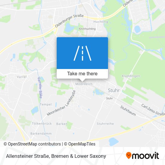 Allensteiner Straße map