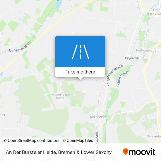An Der Bürsteler Heide map