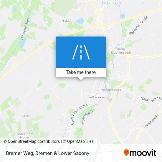 Bremer Weg map