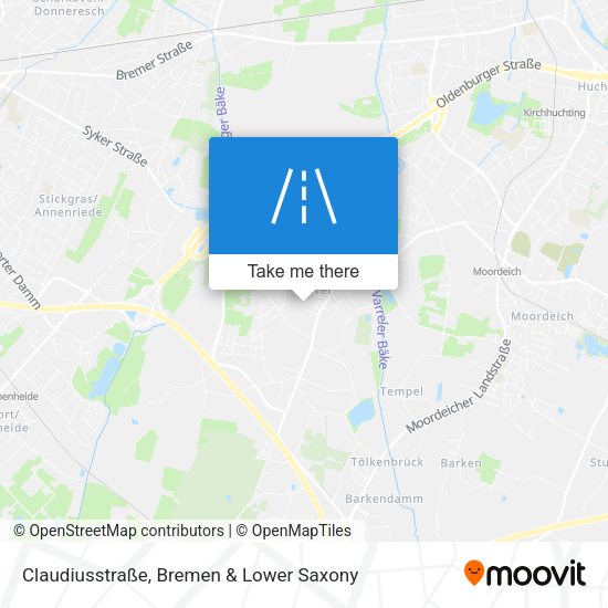 Claudiusstraße map
