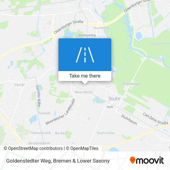 Goldenstedter Weg map