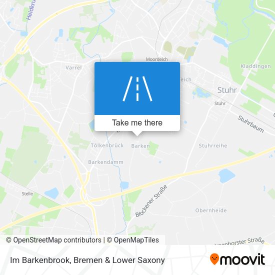 Im Barkenbrook map