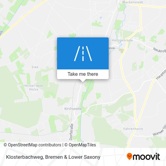 Klosterbachweg map
