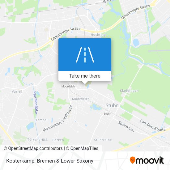 Kosterkamp map
