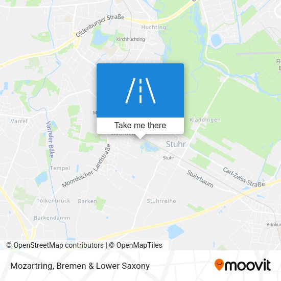Mozartring map