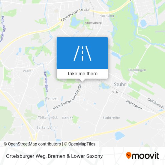 Ortelsburger Weg map