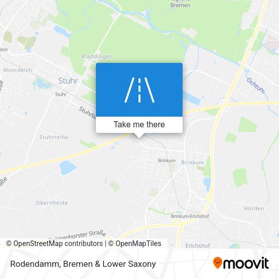 Rodendamm map