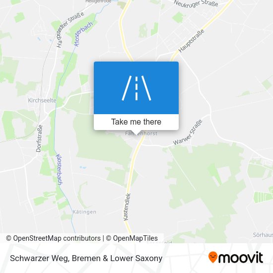 Schwarzer Weg map