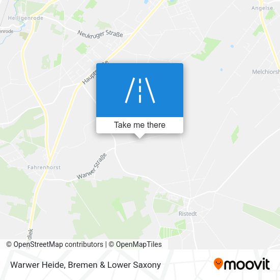 Warwer Heide map