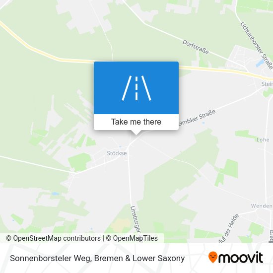 Sonnenborsteler Weg map