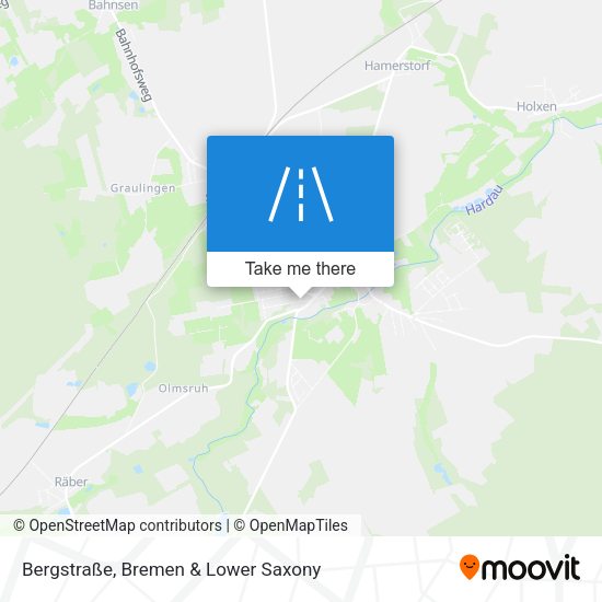 Bergstraße map