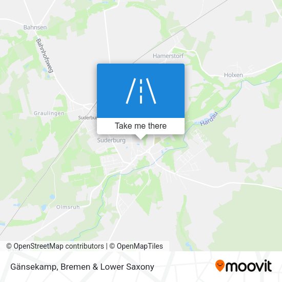 Gänsekamp map