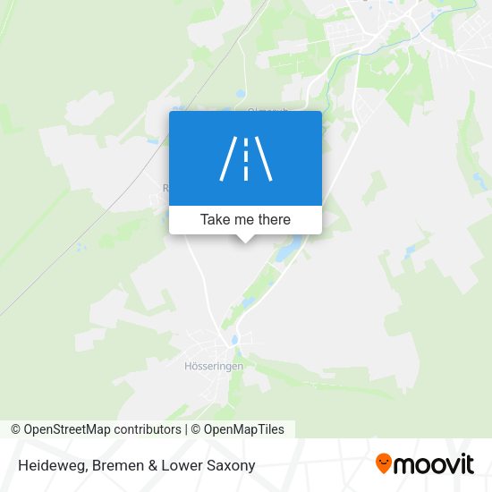 Heideweg map