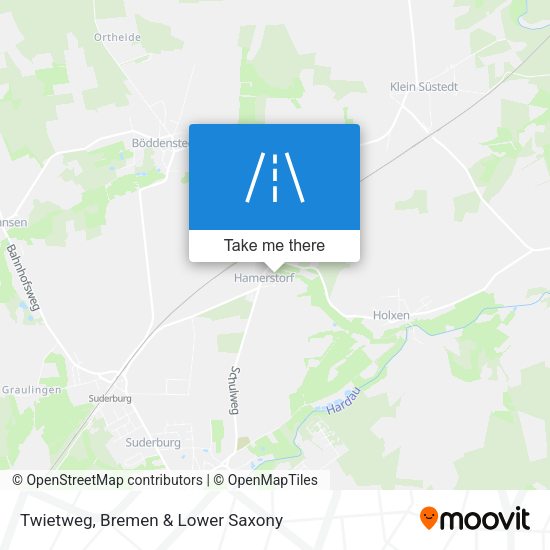 Twietweg map