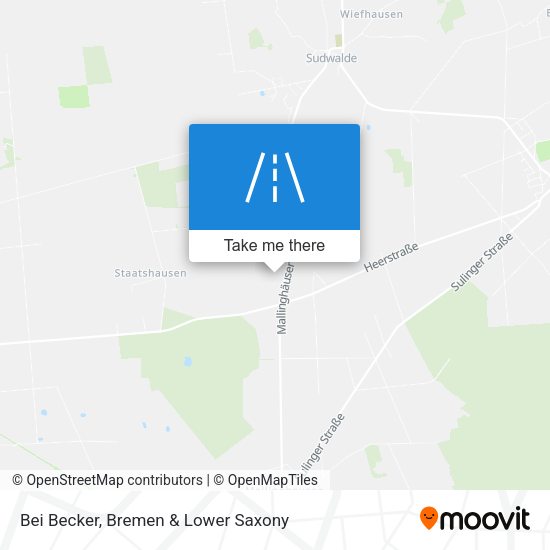 Bei Becker map