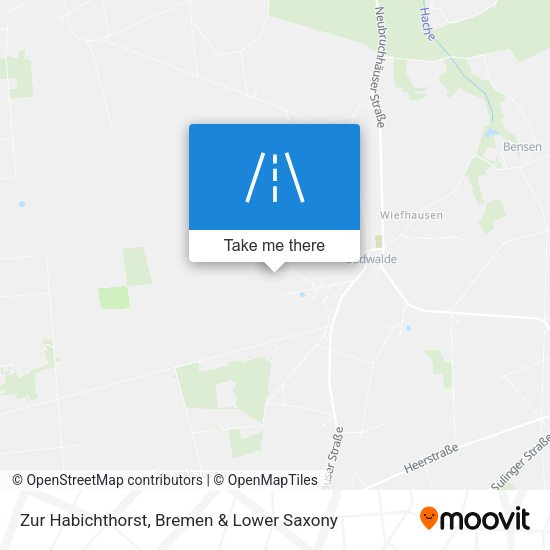 Zur Habichthorst map