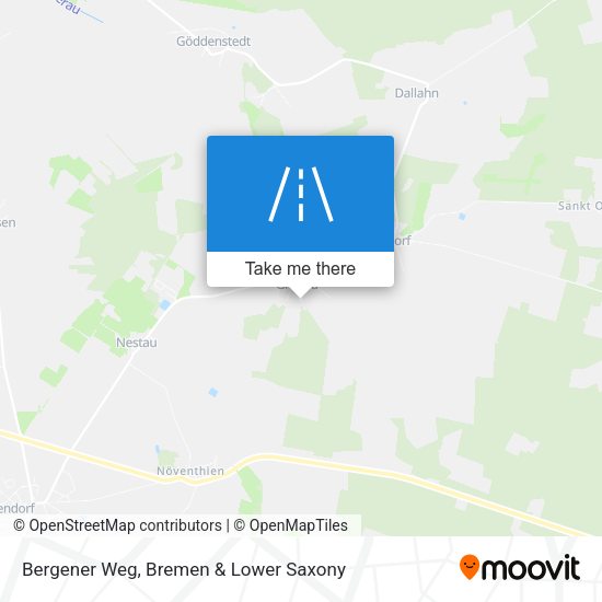 Bergener Weg map