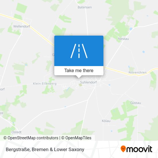 Bergstraße map