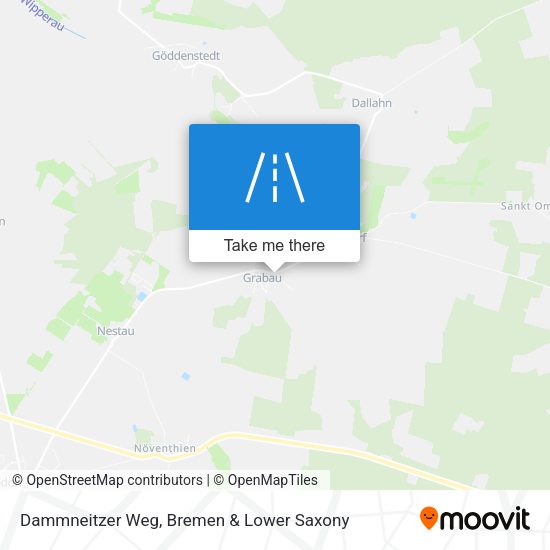 Dammneitzer Weg map