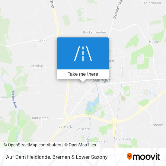 Auf Dem Heidlande map