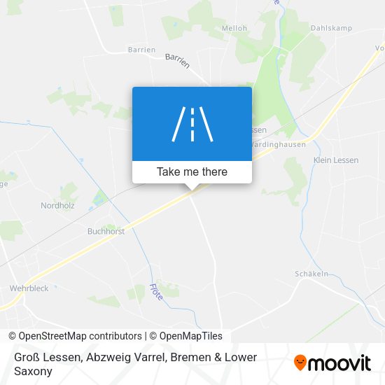 Groß Lessen, Abzweig Varrel map