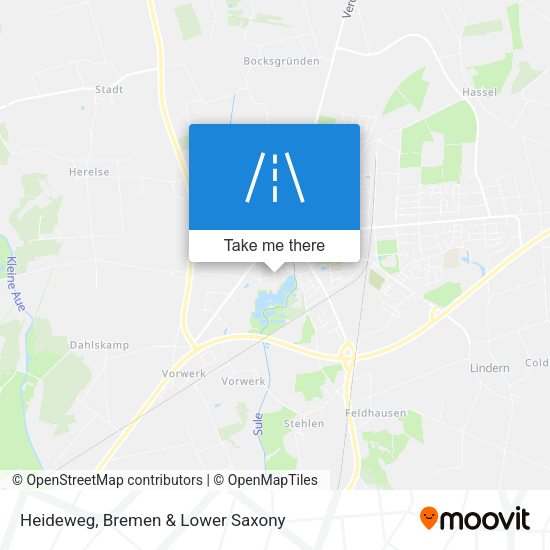 Heideweg map