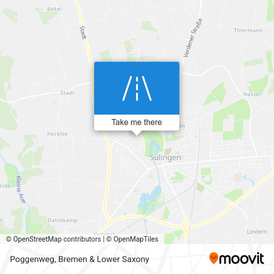 Poggenweg map