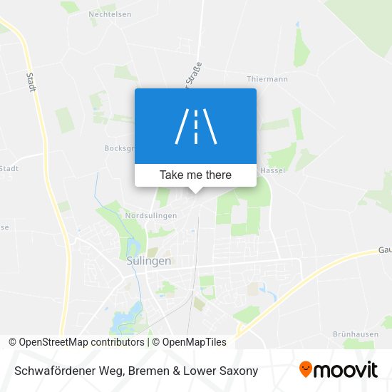 Schwafördener Weg map