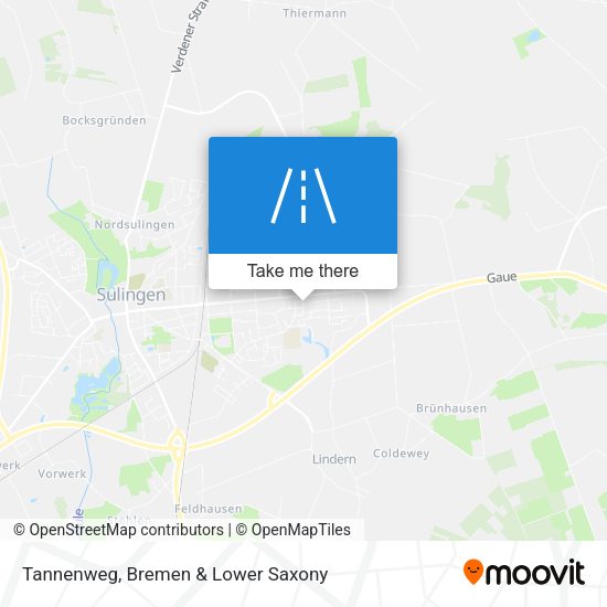 Tannenweg map