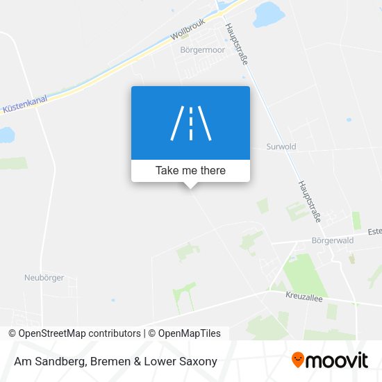 Am Sandberg map
