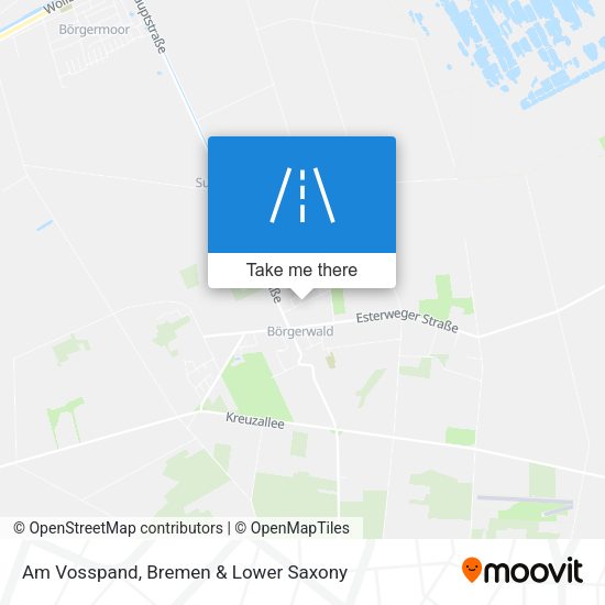 Am Vosspand map