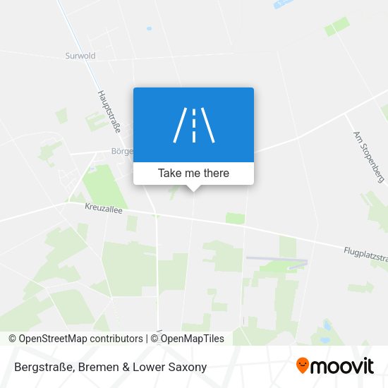 Bergstraße map