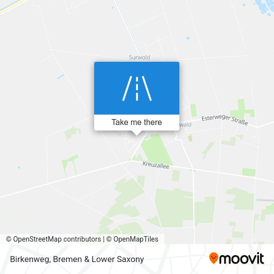 Birkenweg map