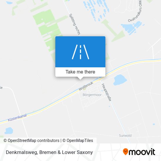 Denkmalsweg map