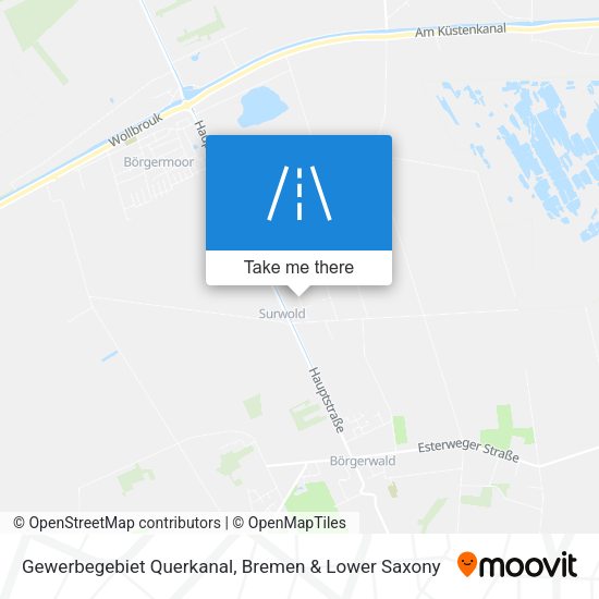 Gewerbegebiet Querkanal map