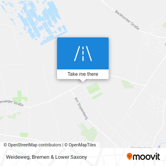 Weideweg map