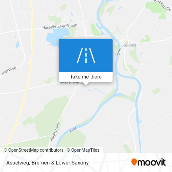 Asselweg map