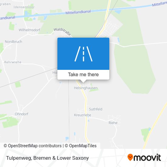 Tulpenweg map