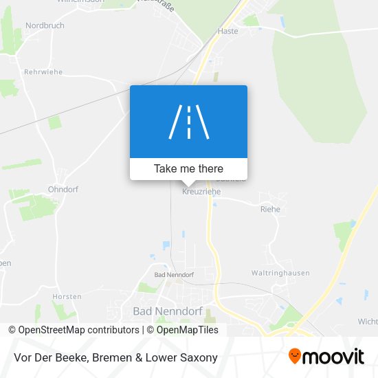 Vor Der Beeke map