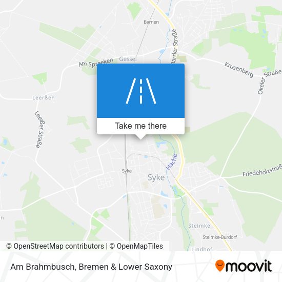 Am Brahmbusch map