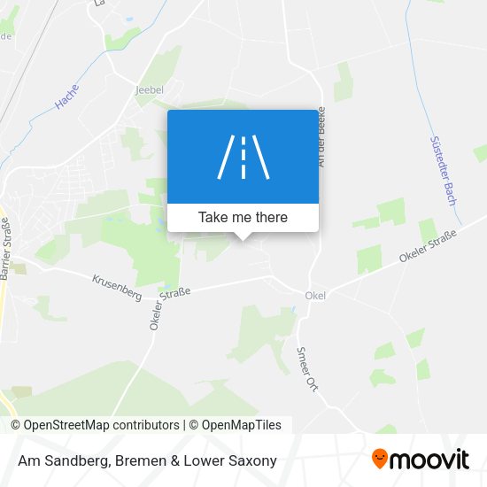 Am Sandberg map