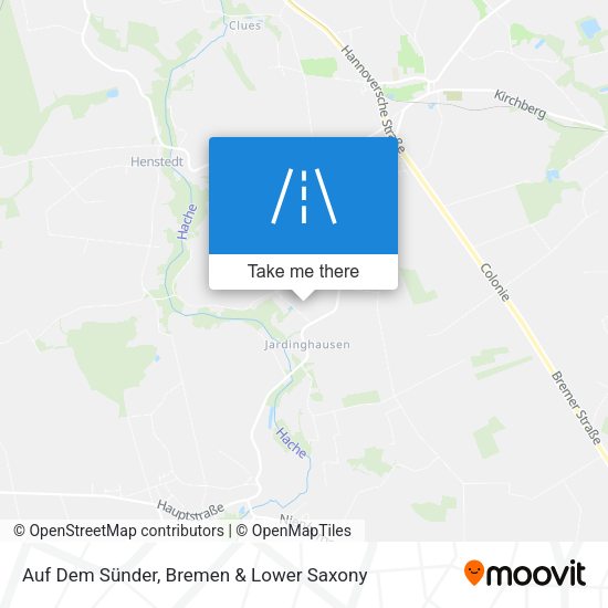 Auf Dem Sünder map