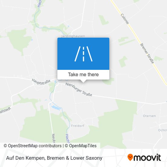 Auf Den Kempen map