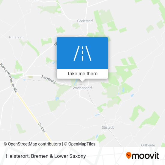 Heisterort map