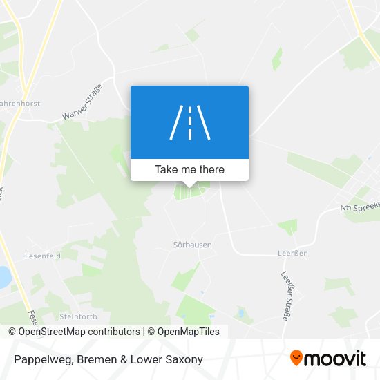 Pappelweg map